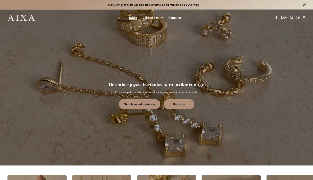 Aixa Jewels, proyecto desarrollado por Go Online Now