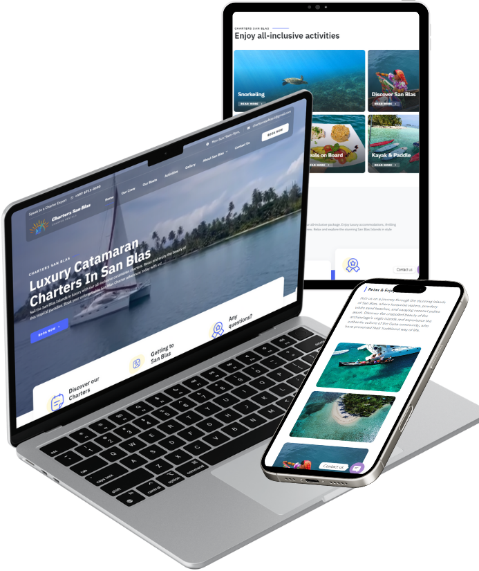 Charters San Blas, proyecto desarrollado por Go Online Now