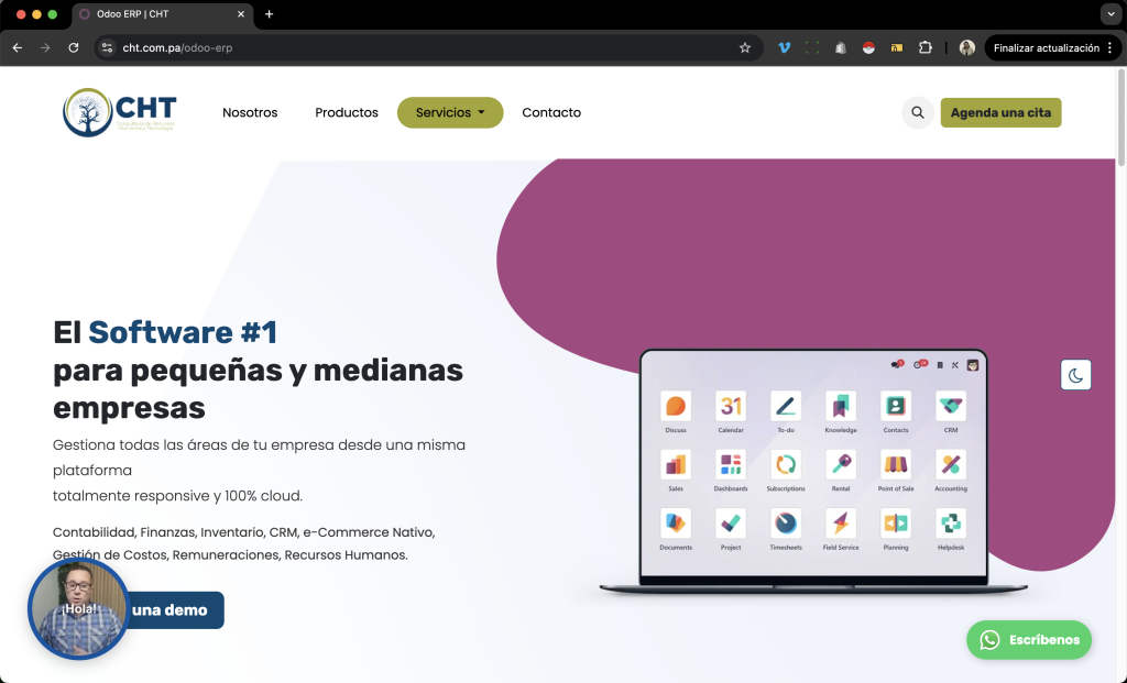 CHT, proyecto desarrollado por Go Online Now