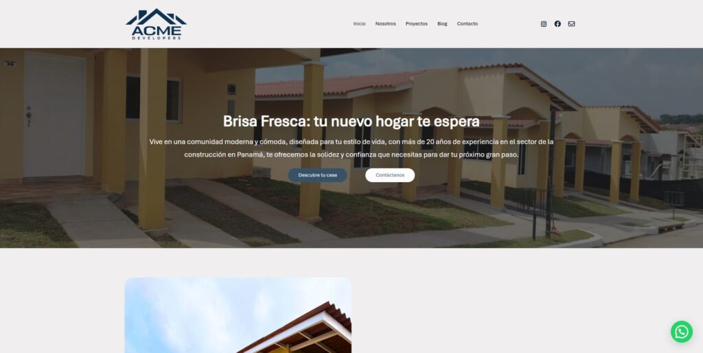 ACME Developers, proyecto desarrollado por Go Online Now